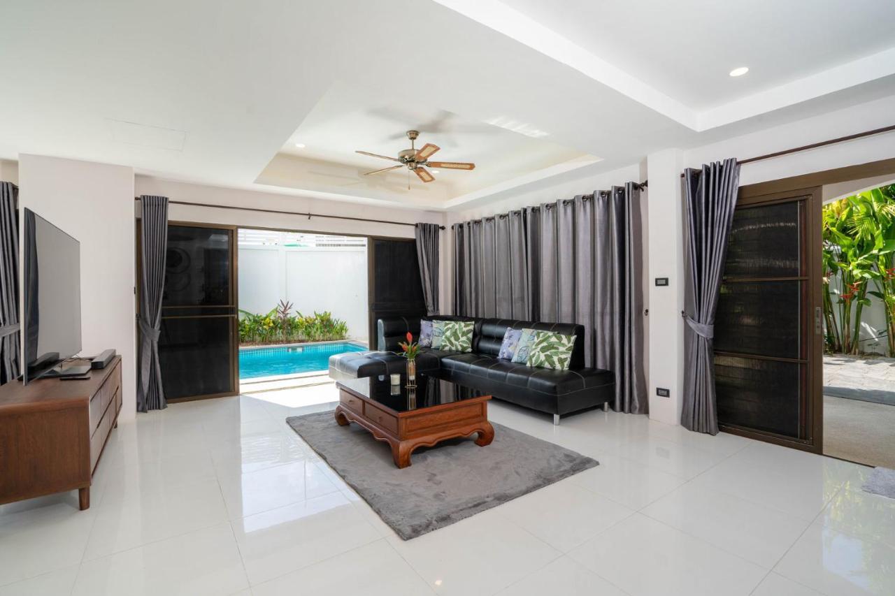 Villa Amaya, 2 Story Tropical Oasis With Green Hills View & Pool, Kamala Beach Buitenkant foto